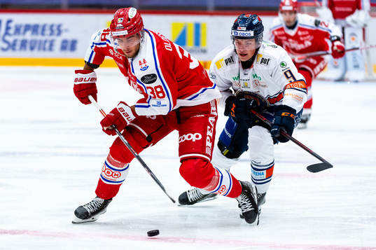 Timrås Jacob Olofsson och Växjös Victor Stjernborg
