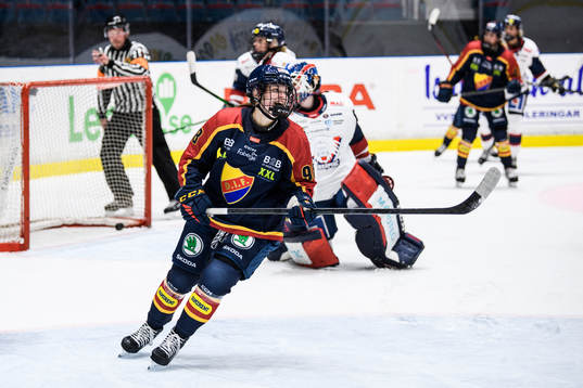 Djurgårdens Felicia Linder jublar