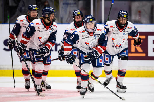 Linköpings Olivia Zafuto jublar
