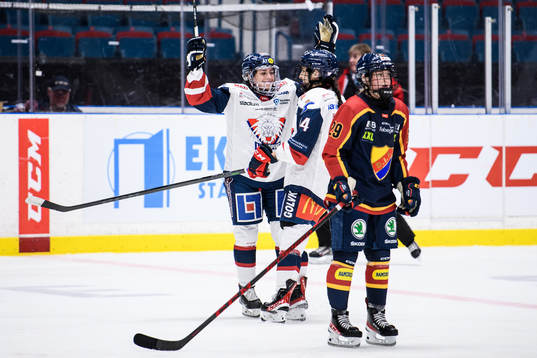 Linköpings Olivia Zafuto jublar