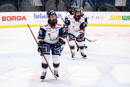 Linköpings Emelie Kruse Johansen jublar