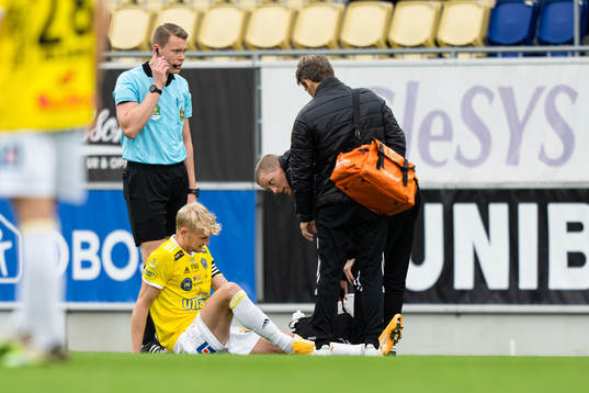 Falkenbergs Ludvig Öhman Silwerfeldt har ont