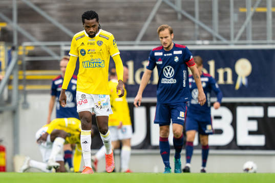 Falkenbergs Kwame Kizito deppar