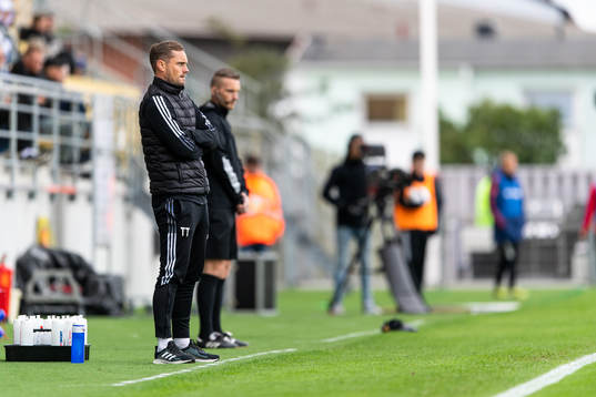 Falkenbergs tränare Tobias Tuvesson