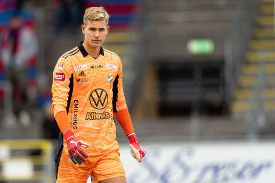 Östers målvakt Mathias Nilsson
