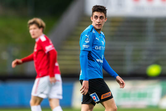 Halmstads Emil Tot Wikström deppar