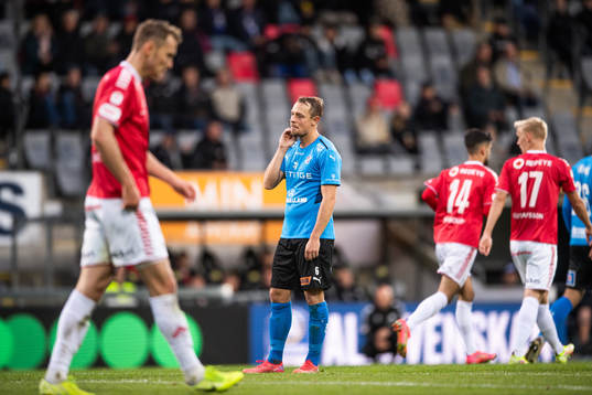 Halmstads Joel Allansson deppar