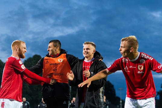 Kalmars Nils Fröling, Isak Jansson och Sebastian Ring