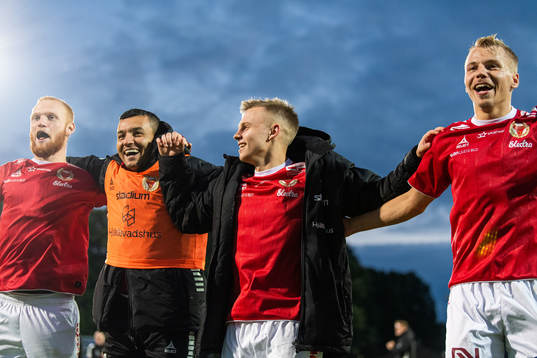 Kalmars Nils Fröling, Isak Jansson och Sebastian Ring