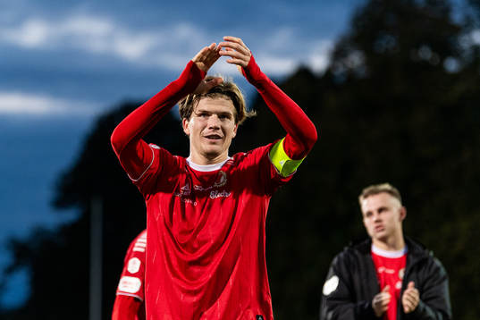 Kalmars Oliver Berg jublar