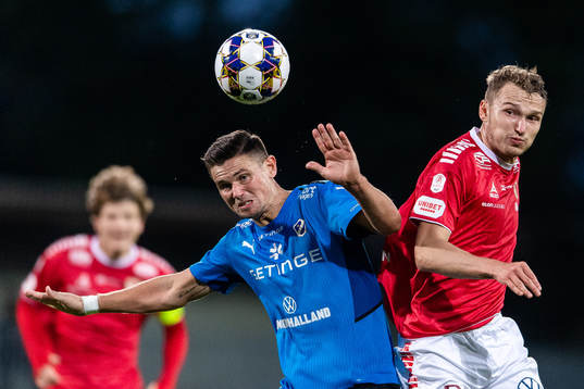 Halmstads Marcus Antonsson och Kalmars Piotr Johansson