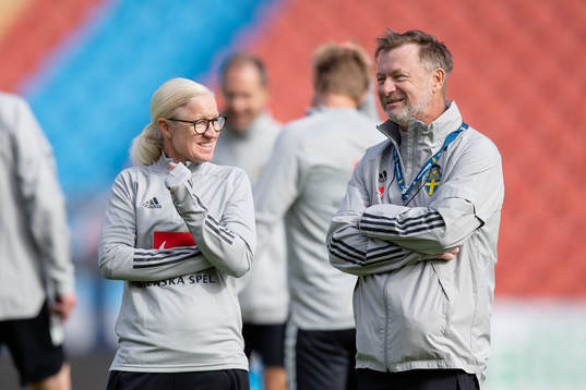Victoria Sandell, assistant coach and Peter Gerhardsson,