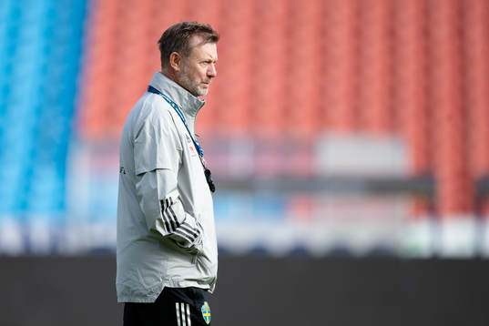 Peter Gerhardsson, head coach of Sweden