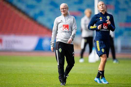 Victoria Sandell, assistant coach of Sweden