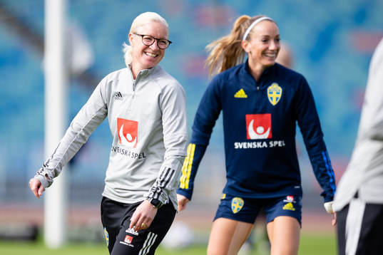 Victoria Sandell, assistant coach of Sweden