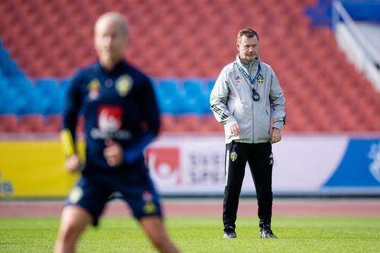 Peter Gerhardsson, head coach of Sweden
