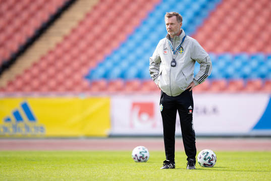 Peter Gerhardsson, head coach of Sweden