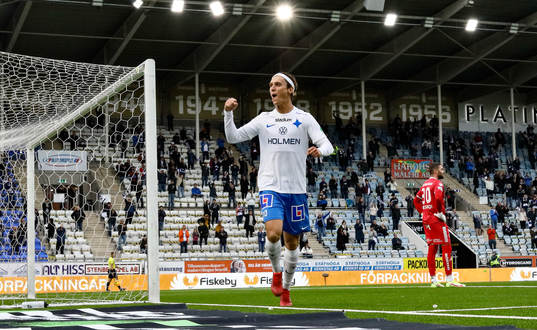 IFK Norrköpings Jonathan Levi jublar