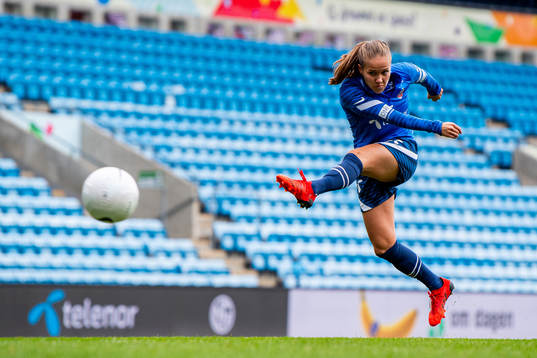 Guro Reiten of the Norwegian women's national football team