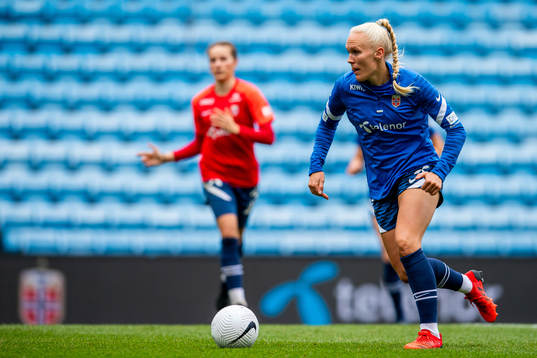 Maria Thorisdottir of the Norwegian women's national