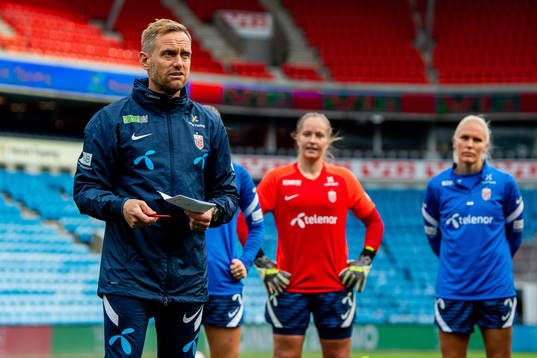 Martin Sjögren, head coach of the Norwegian women's