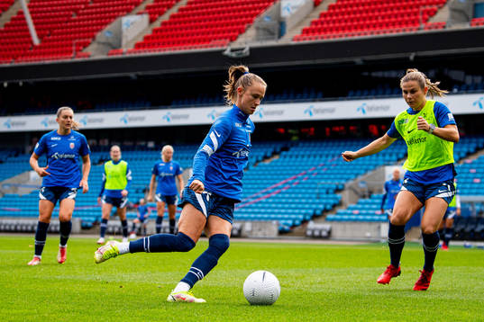 Caroline Graham Hansen and Emilie Bosshard Haavi of the