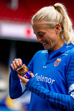 Guro Bergsvand of the Norwegian women's national football