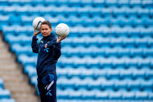 Lena Tyriberget, assistant coach of the Norwegian women's