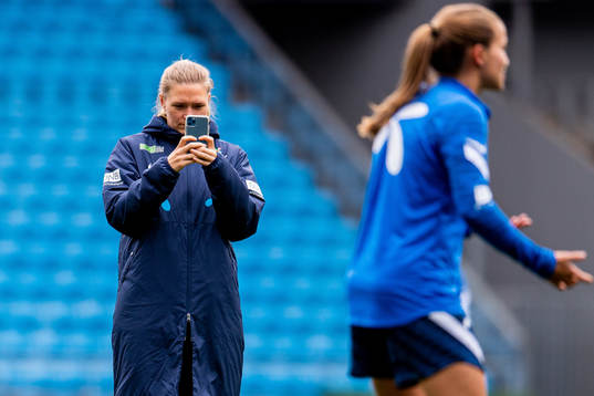 Ingvild Isaksen, press officer of the Norwegian women's