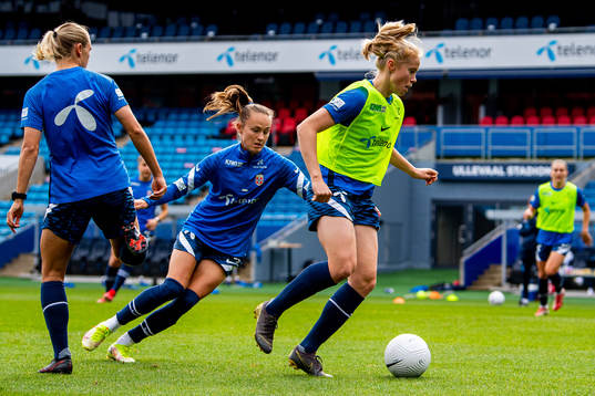 Caroline Graham Hansen and Julie Blakstad of the Norwegian