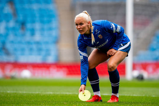 Maria Thorisdottir of the Norwegian women's national