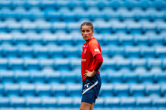 Goalkeeper Rugile Maria Rulyte of the Norwegian women's