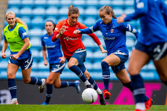 Goalkeeper Rugile Maria Rulyte of the Norwegian women's
