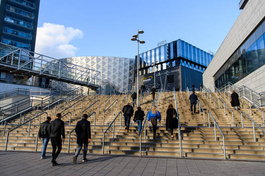 Exteriör vy av Friends Arena