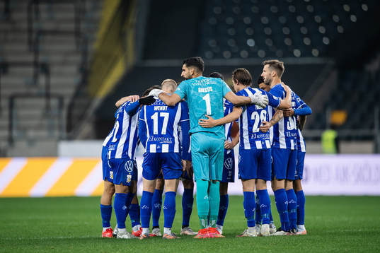 IFK Göteborgs spelare samlas