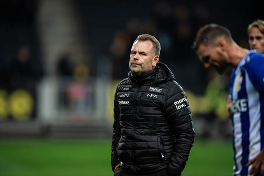 IFK Göteborgs tränare Mikael Stahre deppar