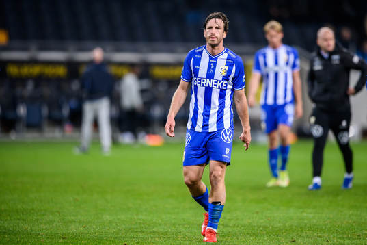 IFK Göteborgs Gustav Svensson deppar