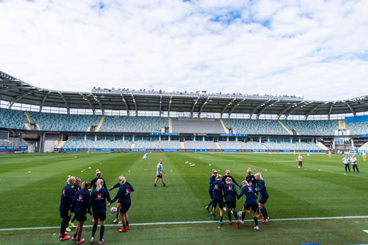 Players at Gamla Ullevi