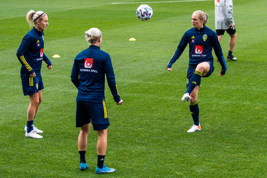 Emma Kullberg and Magdalena Eriksson
