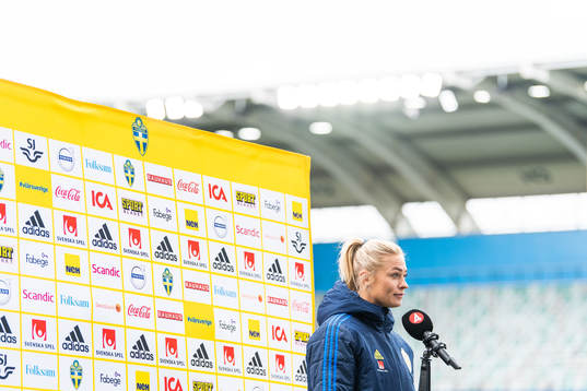 Fridolina Rolfö is interviewed