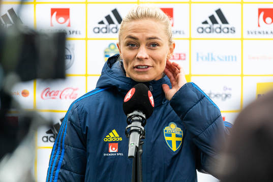 Fridolina Rolfö is interviewed