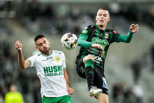 Hammarbys Aljosa Matko och Varbergs Anton Liljenbäck