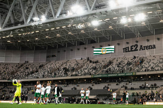 Hammarbys spelare jublar