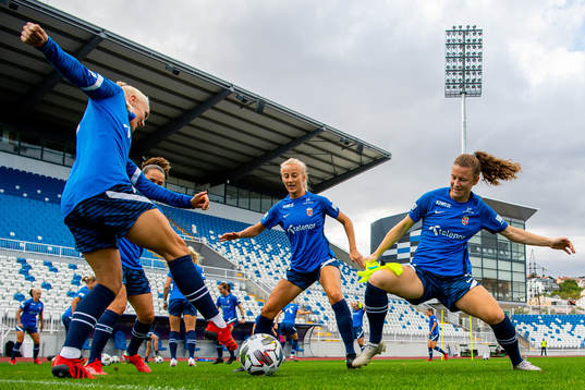 Maria Thorisdottir, Anja Sønstevold and Synne Skinnes