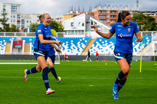 Frida Maanum and Ingrid Syrstad Engen of the Norwegian