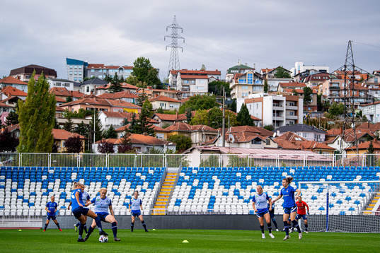 General view of Fadil Vokrri Stadium