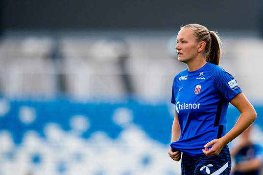 Frida Maanum of the Norwegian women's national football team