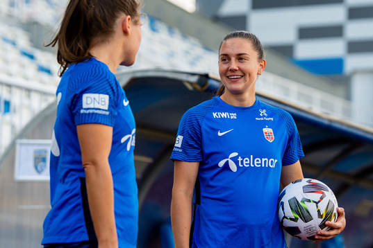 Vilde Bøe Risa of the Norwegian women's national football