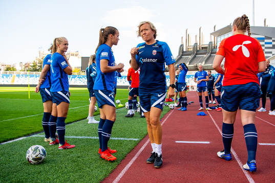 Gunnvor Halmøy, physical coach of the Norwegian women's