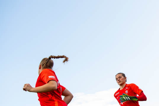 Goalkeeper Rugile Maria Rulyte of the Norwegian women's